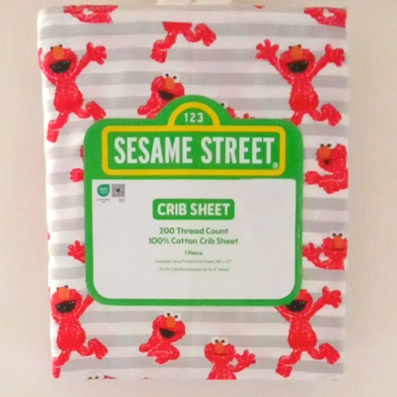 Sesame Street | Bedding | Sesame Street Elmo Crib Sheet New | Poshmark